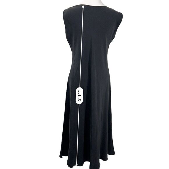 KANE SELLS STUDIO Rare Black Classic Long Dress Size Large No Fabric Tags - Picture 6 of 8